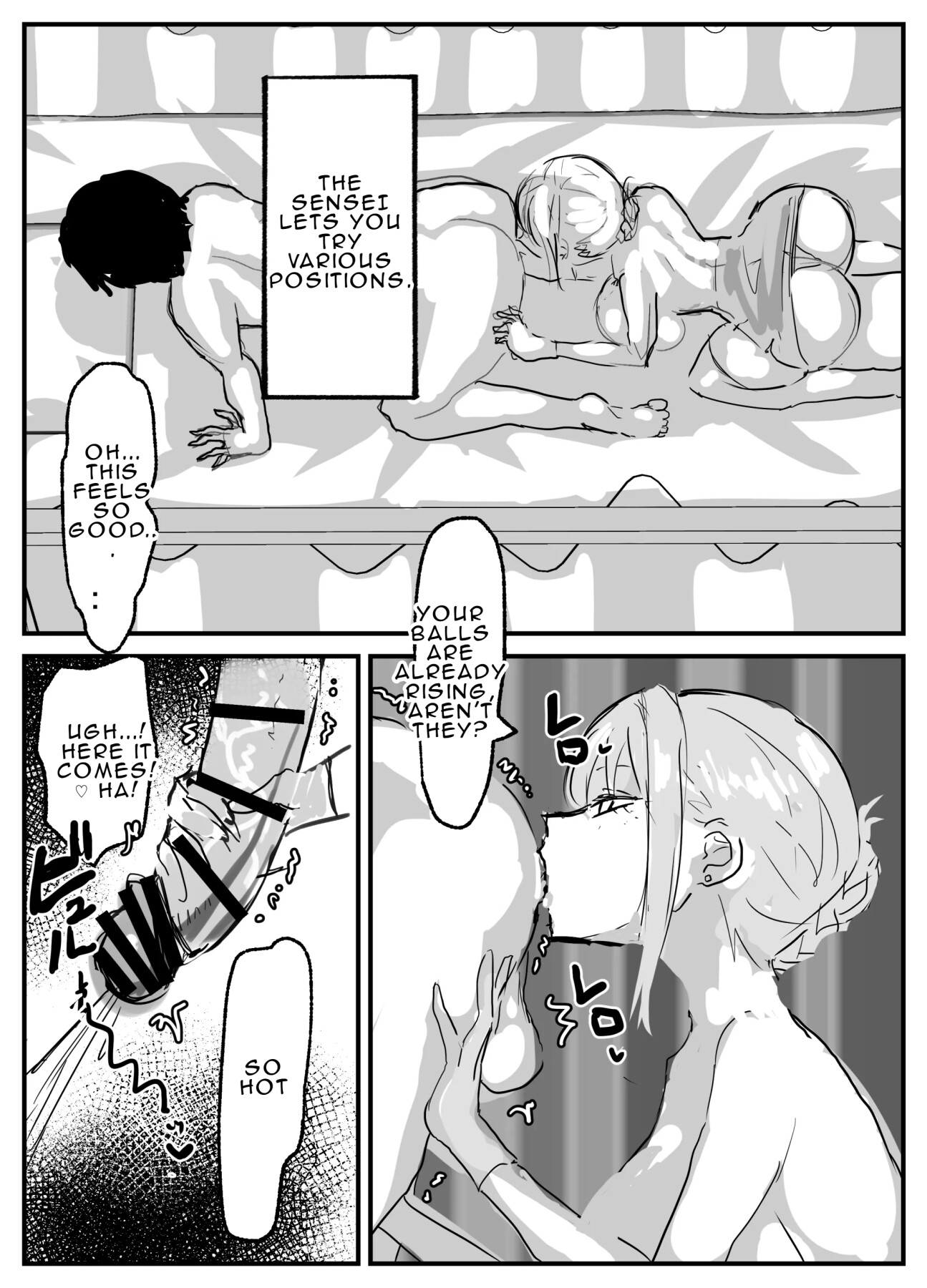 Hentai Manga Comic-The school nurse who gives me a handjob-Read-16